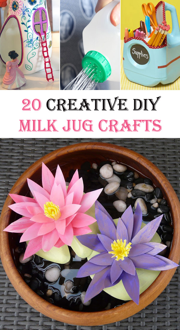 20 Creative DIY Milk Jug Crafts