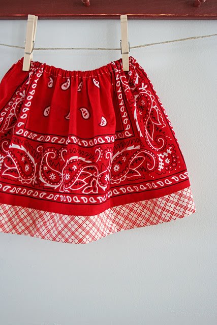 DIY Bandanna Skirt