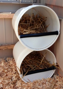 DIY 5 Gallon Bucket Chicken Nesting Box