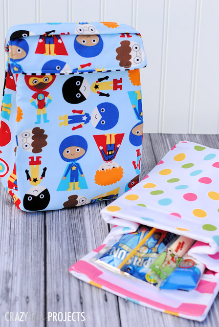 DIY Kids Insulated Lunch Box