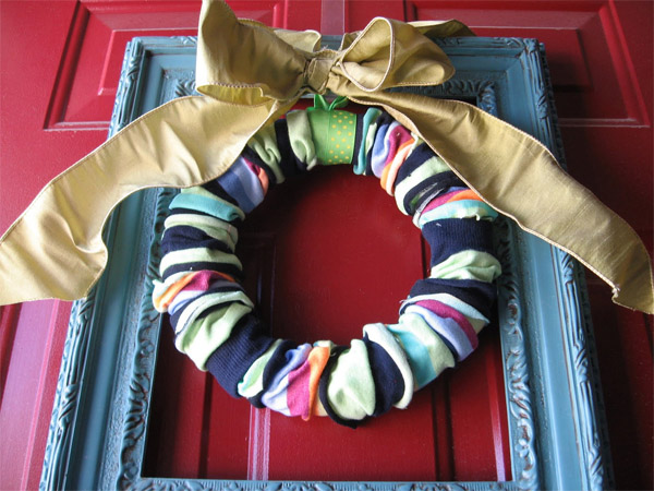 DIY Sock Wreath
