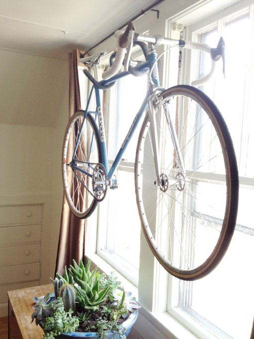 DIY Wall Bike Hanger