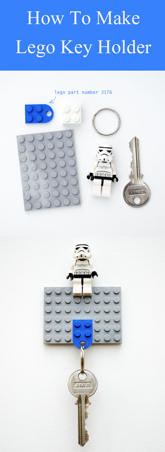 DIY Lego Key Holder