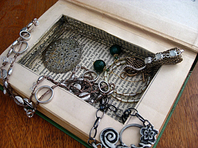 DIY Old Book Jewelry Box